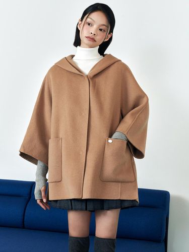 Hand) Hooded Cape Half Coat AQ4WTA63 - LAP - Modalova