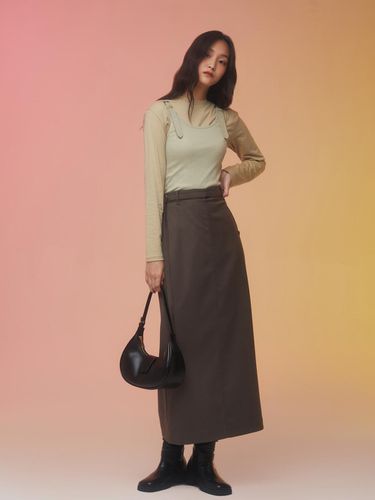 Overlay point belted long skirt AQ3WS865 - LAP - Modalova