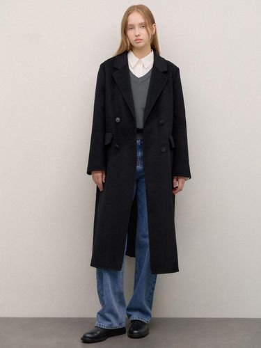 Wool mixed double handmade coat_AWHCTO41190 - SISTINA - Modalova