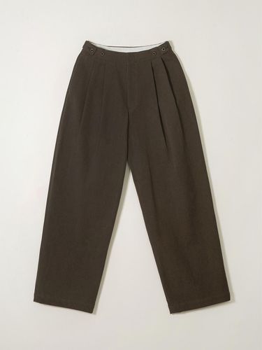 PHILIP TWILL COTTON PANTS_BROWN - SAGEMENT - Modalova