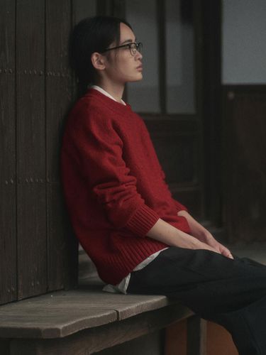 MARGARET BOKASHI RAGLAN KNITWEAR_RED - SAGEMENT - Modalova