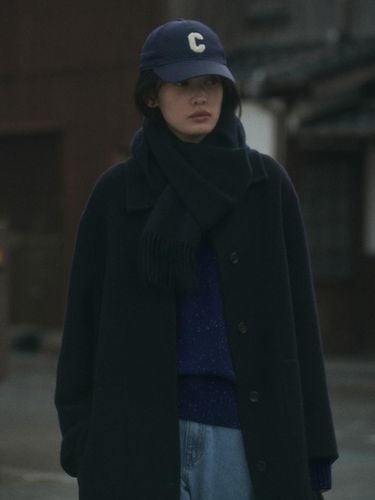 PATCH POCKET HANDMADE LONG COAT_NAVY - SAGEMENT - Modalova