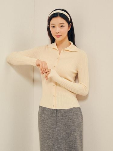 V-neck high-neck collar pullover knit GPAA1PO121 - JJ JIGOTT - Modalova