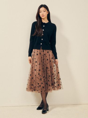 Flower tulle BANDING pleats skirt GPBP0SK121 - JJ JIGOTT - Modalova