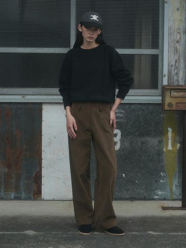 KENDALL SIDE TAB PANTS_KHAKI - SAGEMENT - Modalova