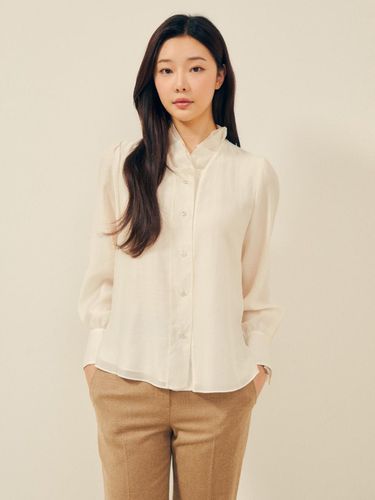 Romantic frill-neck blouse GPAA0BL141 - JJ JIGOTT - Modalova