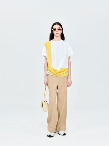 MONIQUE WIDE PANTS, KHAKI BEIGE - PUBLICKA X - Modalova