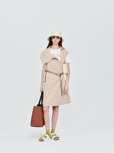 BESSIE ZIPUP DRESS, BEIGE - PUBLICKA X - Modalova