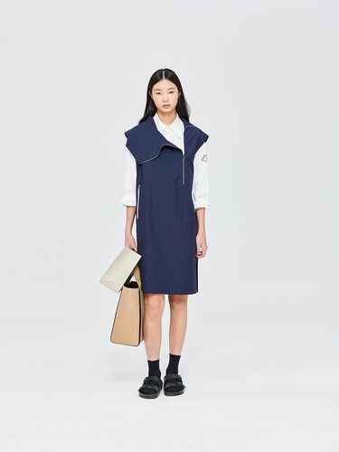 BESSIE ZIPUP DRESS, NAVY - PUBLICKA X - Modalova