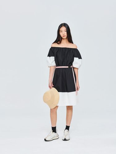 PAULA VOLUME SLEEVE DRESS, BLACK - PUBLICKA X - Modalova