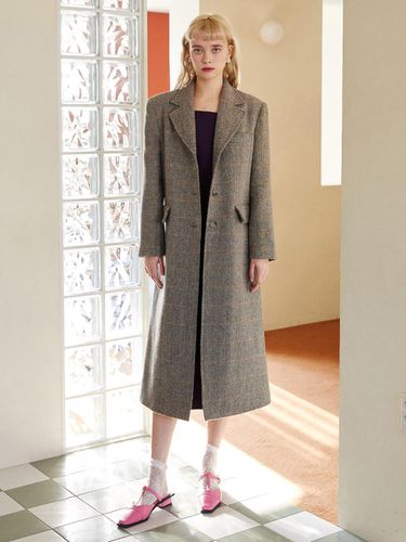 BG HERRINGBONE MERINO COAT - ILLUSTRIS ILLUSION - Modalova