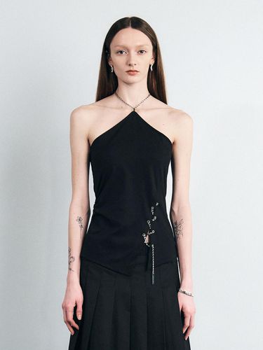 CHAIN HALTER SLIT SLEEVELESS TOP () - SEALOT - Modalova