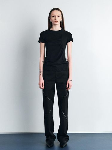 SLASHED RAW CUT COTTON PANTS () - SEALOT - Modalova