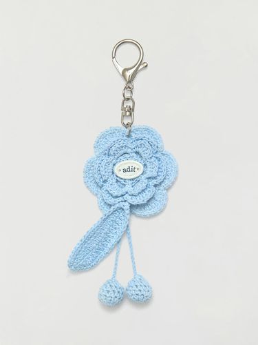 Crochet key ring_pastel blue - adit - Modalova