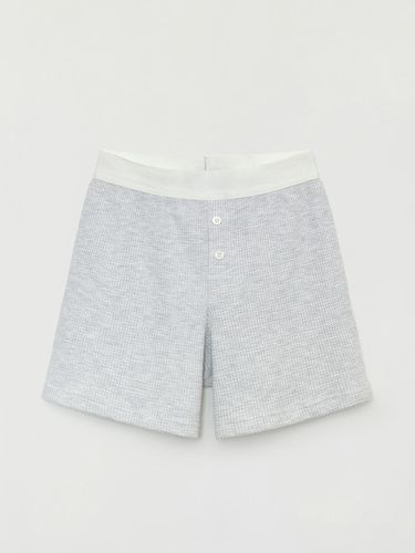 Waffle shorts_gray - adit - Modalova