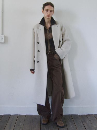 DOUBLE BREASTED TAILORED COAT - Enor - Modalova