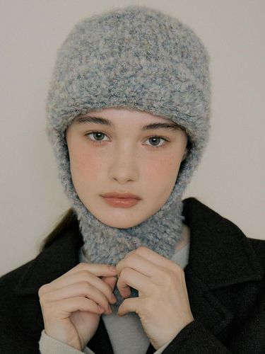 SOFT EARFLAP HAT GREEN GRAY - REORG - Modalova