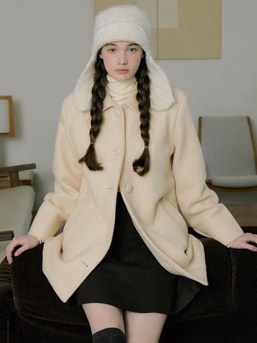 EOT FLUFFY SINGLE WOOL MID-LENGTH COAT - REORG - Modalova