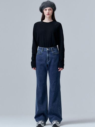 Fleece-Lined Regular Bootcut Stretch Denim [] (9138) - MaLoupe - Modalova