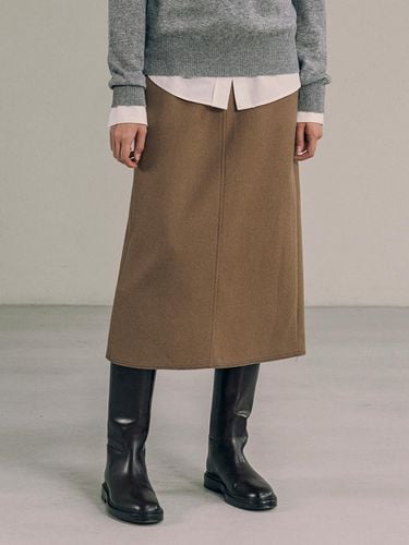 Wool Blend Grace Skirt [] (SIST9043) - Siyazu - Modalova