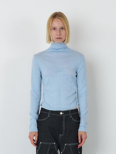 GLITTER TURTLE NECK LONG SLEEVE TOP () - SEALOT - Modalova