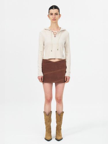 DIAGONAL CORDUROY LOW RISE MINI SKIRT () - SEALOT - Modalova