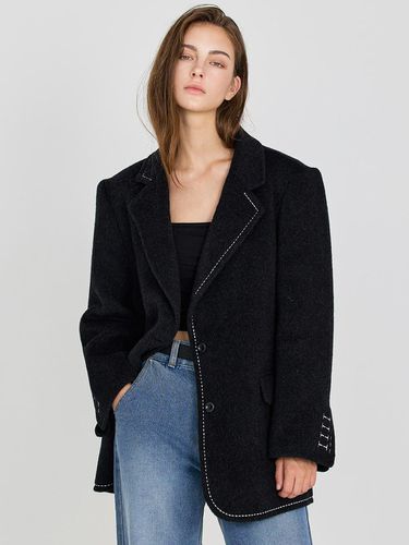 Stitch wool blazer - MOONT - Modalova