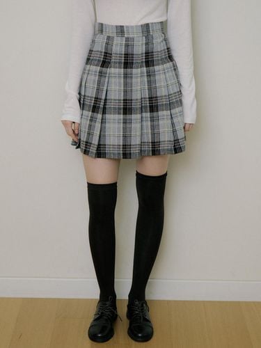 EOT CHECKERED PLEATS MINI SKIRT - REORG - Modalova