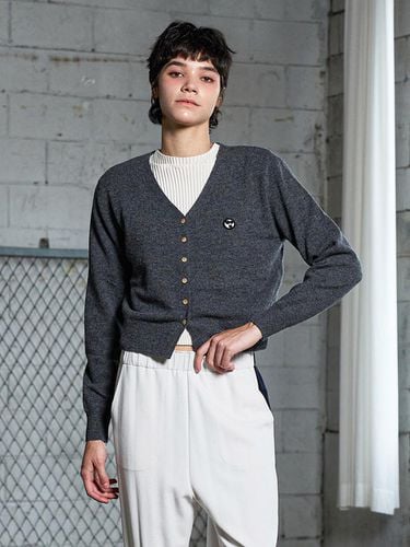 Wool V-neck cardigan_AI10WNKCD33CH - yoyoyoy - Modalova