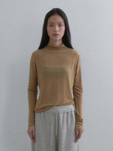 Essential Tencel Wool Turtleneck T-shirt [] - Monochrome - Modalova