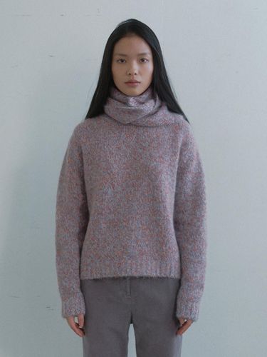 Mohair Merino Wool Basic Pullover [Multi] - Monochrome - Modalova