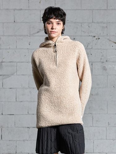 Wool boucle hooded jumper_AI12WNKPO43BE - yoyoyoy - Modalova