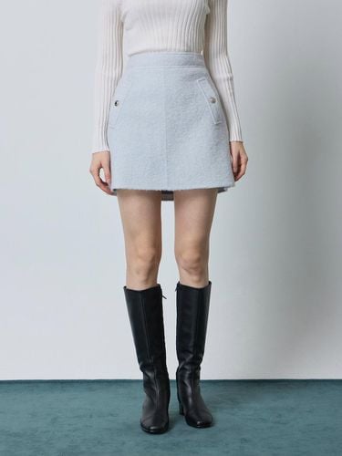 Boucl Handmade Semi A-line Mini Skirt [Light Gray] (LG_C244MSD502) - CC collect - Modalova