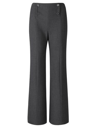 Button Point Slim Boot-Cut Fleece Lined Pants [Gray] (GR_C244MSA032) - CC collect - Modalova