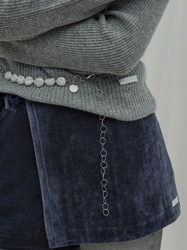 Baroque pearl chain belt - adit - Modalova