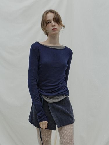 Loose fit long sleeves_navy - adit - Modalova