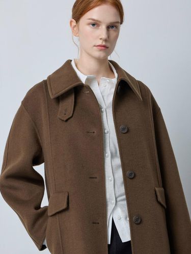 Handmade Single Wool Cashmere Coat (BR_C244MSG166) - CC collect - Modalova