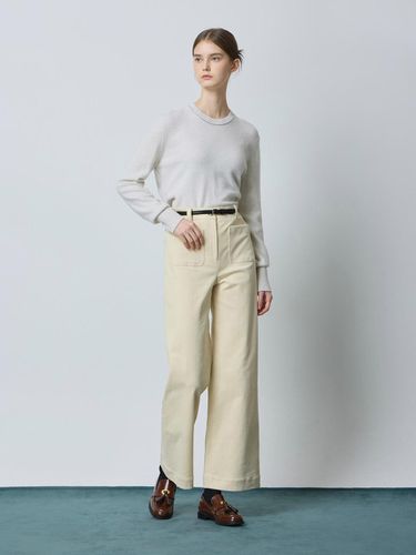 Corduroy Semi-Wide Pants IV_C244MSA035 - CC collect - Modalova