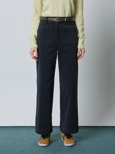 Corduroy Semi-Wide Dark Gray Pants (DG_C244MSA035) - CC collect - Modalova