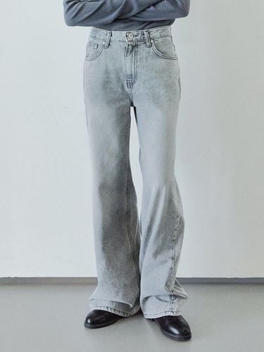 WASHED DENIM PANTS / GREY - Ihr - Modalova