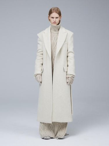 Open - type minimal wool coat - MMAM - Modalova