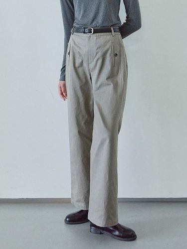 BUTTON POINT COTTON PANTS / - Ihr - Modalova