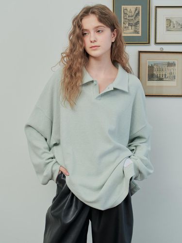 MINT SOFT POLO TOP - ILLUSTRIS ILLUSION - Modalova