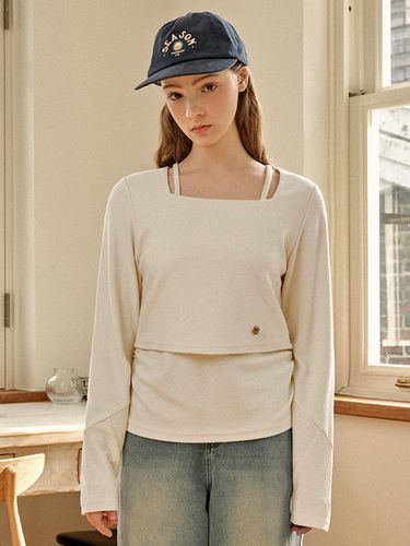 Lady Layered Shirring T-Shirt - MICANE - Modalova