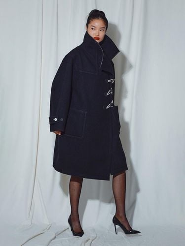 OVERSIZE FUNNEL NECK DUFFLE COAT - MUNN - Modalova