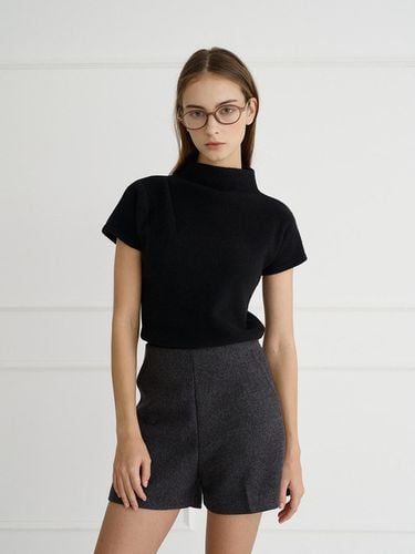 Cozy two tuck mock turtleneck T-shirt_black [T44] - bibyseob - Modalova