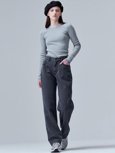 Napping wide denim pants () - MaLoupe - Modalova