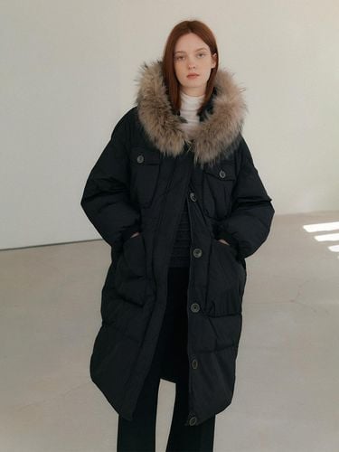 Long padded down jacket (2color) - HUNCH - Modalova