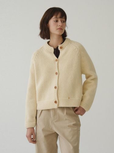 Hems Knit Cardigan_Cream - Tillber - Modalova