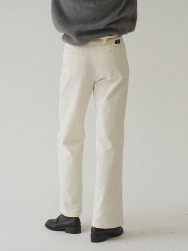 Corduroy Straight Pants - Tillber - Modalova